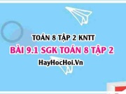 Bài 9.1 SGK Toán 8 tập 2 Kết nối tri thức